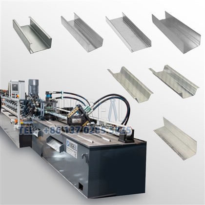 Sienas leņķa furring kanālu rullīšu veidošanas mašīna